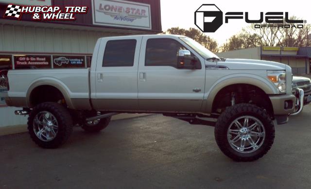 vehicle gallery/ford f 250 fuel hostage d530 0X0  Chrome wheels and rims